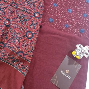 maroon silk salwar