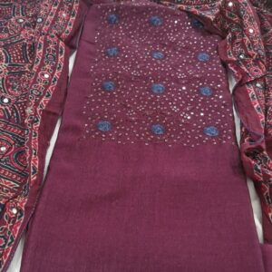 purple silk salwar