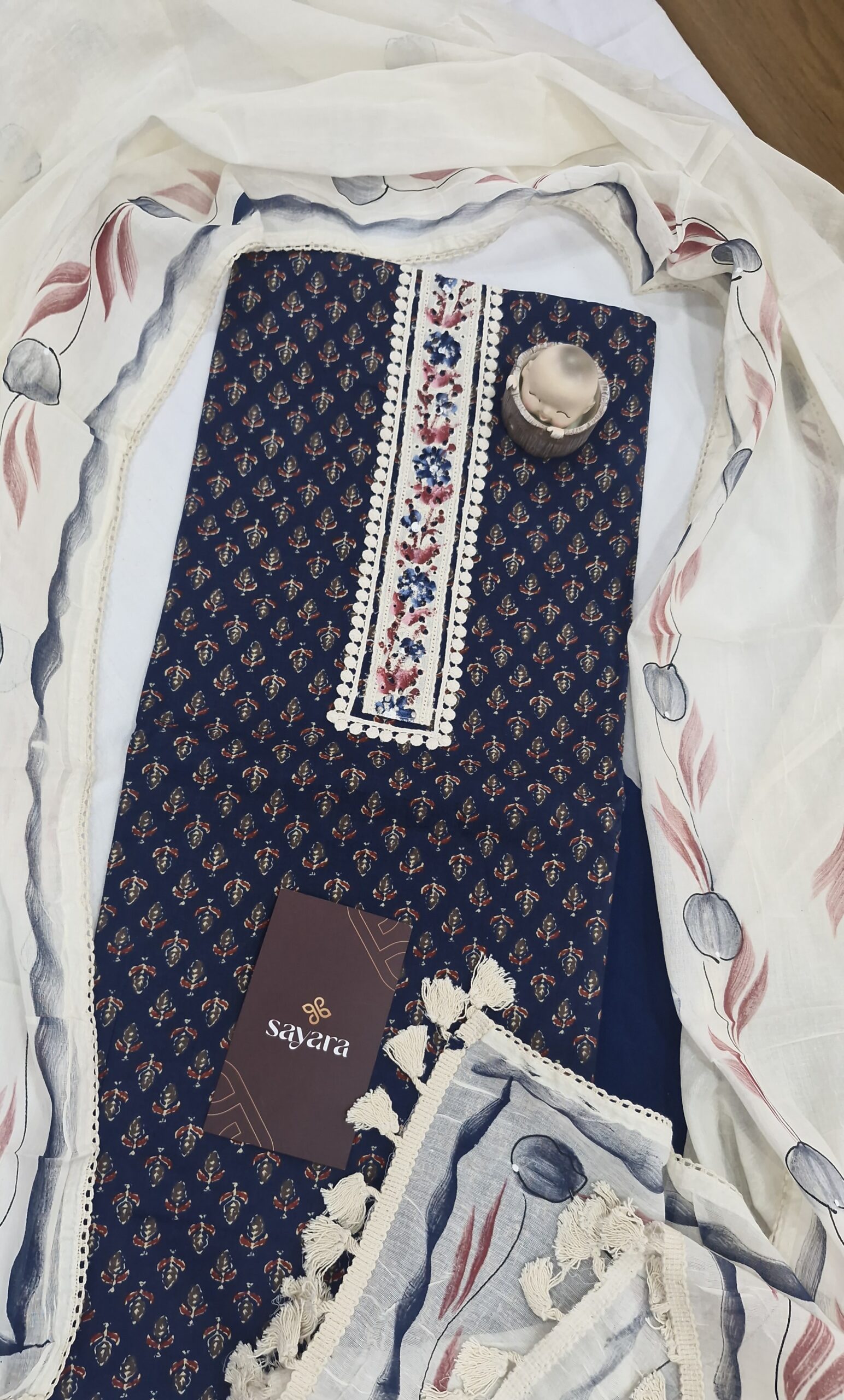 Ajrakh Handblock Cotton - Image 4