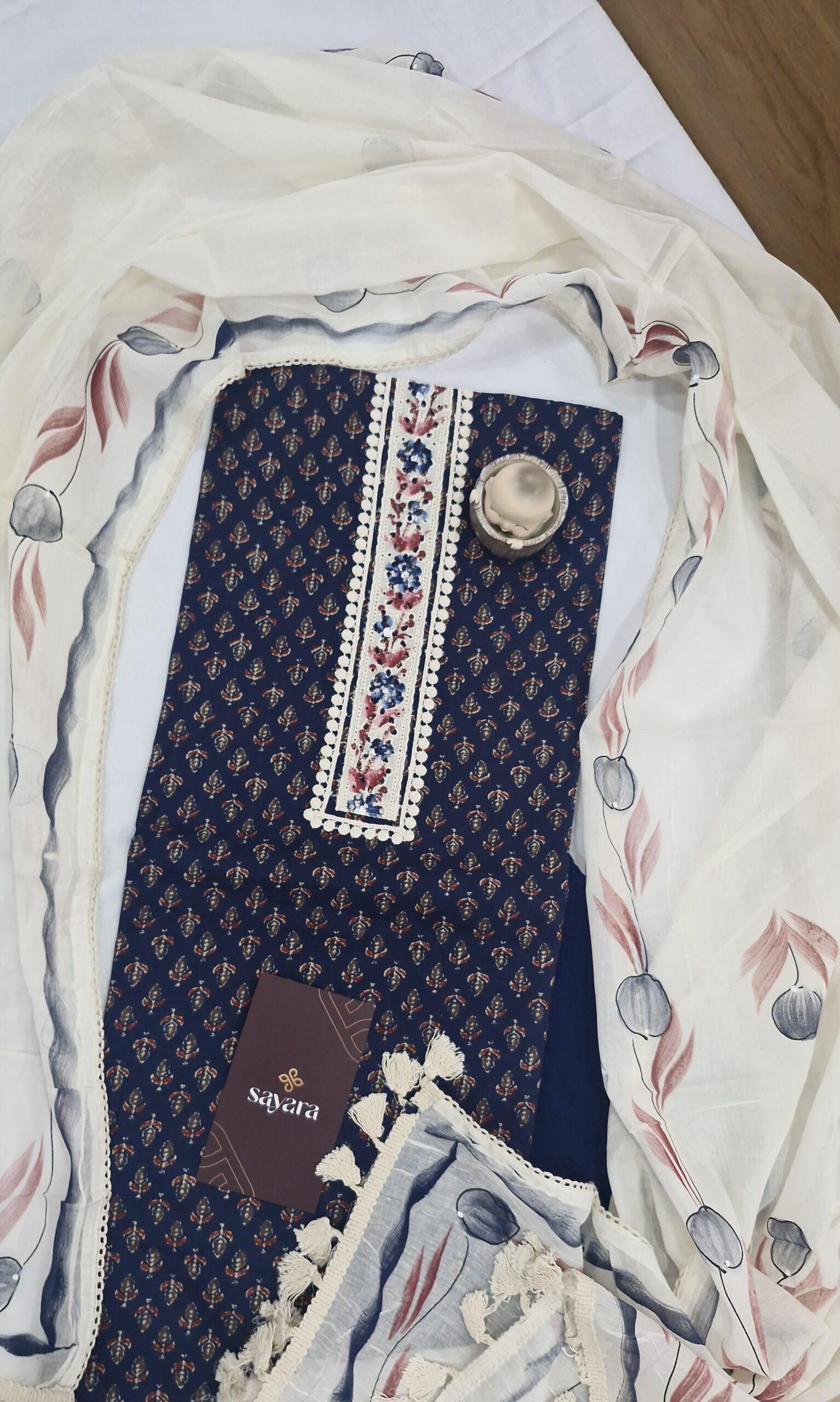 Ajrakh Handblock Cotton - Image 3