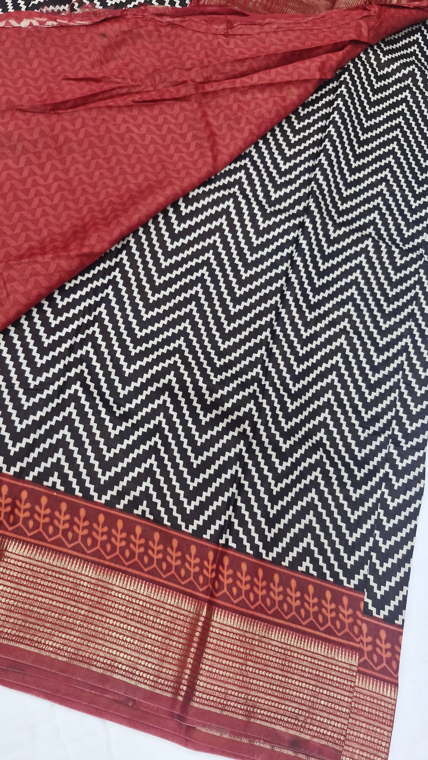 Soft Chanderi saree - Image 3