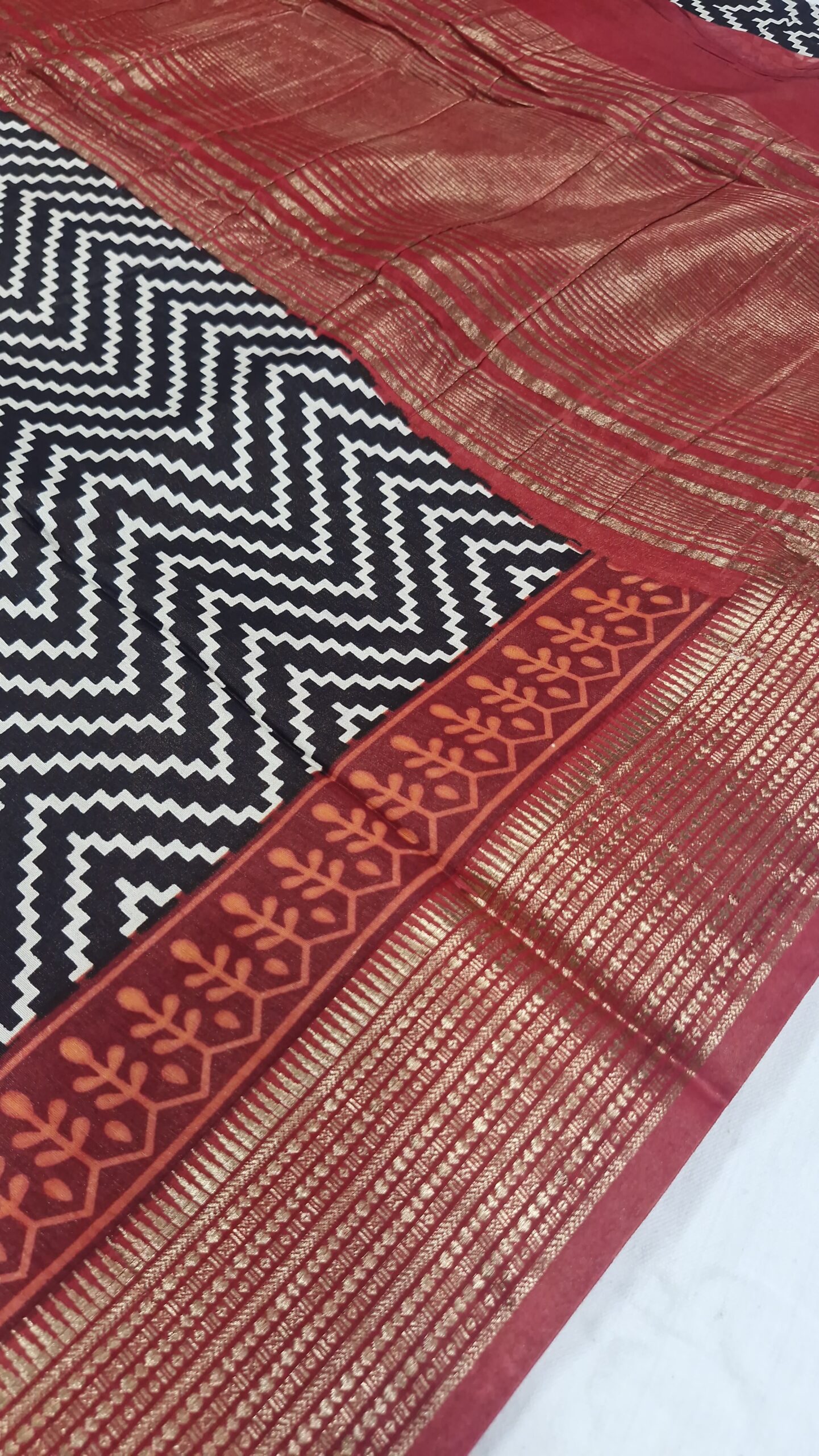 Soft Chanderi saree - Image 2